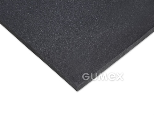 Polyuretanová deska pěnová SSW/NK, 10mm, 1000x2000mm, hustota 48kg/m3, PU, -40°C/+110°C, černá